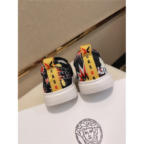 Cheap Versace Casual Shoes For Men #556904 Replica Wholesale [$78.00 USD] [ITEM#556904] on Replica Versace Flat Shoes