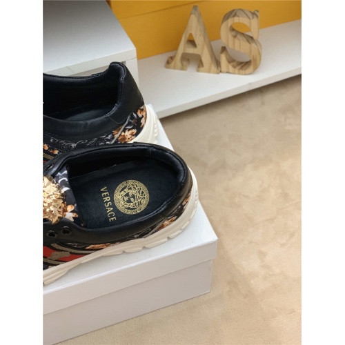 Cheap Versace Casual Shoes For Men #557520 Replica Wholesale [$78.00 USD] [ITEM#557520] on Replica Versace Flat Shoes
