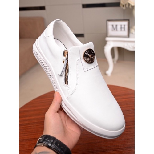 Cheap Versace Casual Shoes For Men #558812 Replica Wholesale [$81.00 USD] [ITEM#558812] on Replica Versace Flat Shoes