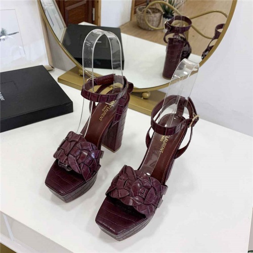 Cheap Yves Saint Laurent YSL Sandal For Women #560369 Replica Wholesale [$99.00 USD] [ITEM#560369] on Replica Yves Saint Laurent YSL Sandal