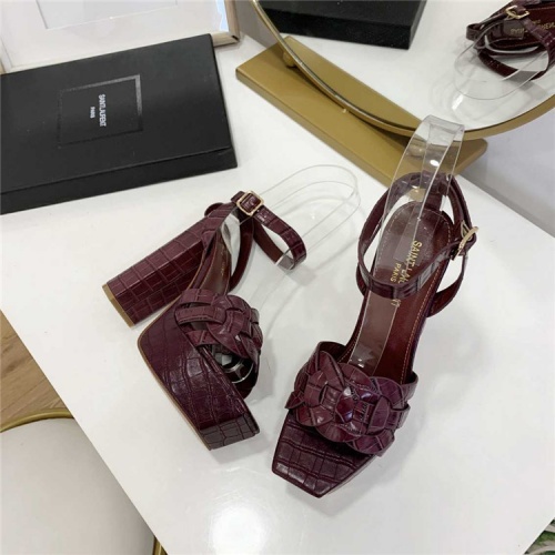 Cheap Yves Saint Laurent YSL Sandal For Women #560369 Replica Wholesale [$99.00 USD] [ITEM#560369] on Replica Yves Saint Laurent YSL Sandal