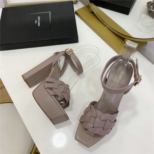 Cheap Yves Saint Laurent YSL Sandal For Women #560375 Replica Wholesale [$99.00 USD] [ITEM#560375] on Replica Yves Saint Laurent YSL Sandal