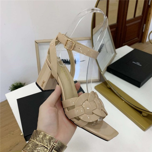 Cheap Yves Saint Laurent YSL Sandal For Women #560387 Replica Wholesale [$83.00 USD] [ITEM#560387] on Replica Yves Saint Laurent YSL Sandal