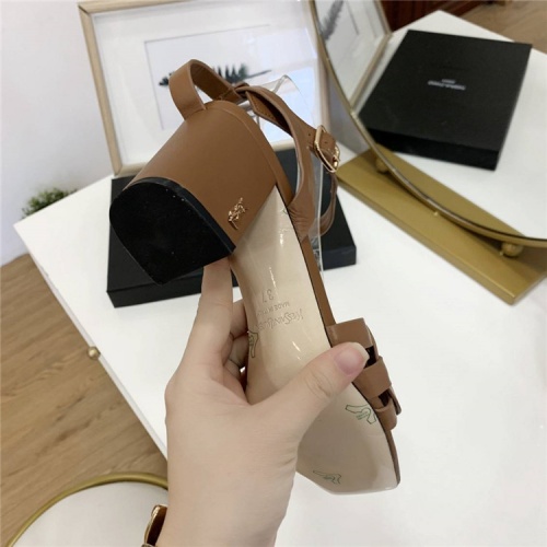 Cheap Yves Saint Laurent YSL Sandal For Women #560401 Replica Wholesale [$83.00 USD] [ITEM#560401] on Replica Yves Saint Laurent YSL Sandal