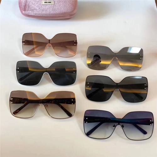 Cheap MIU MIU AAA Quality Sunglasses #560463 Replica Wholesale [$66.00 USD] [ITEM#560463] on Replica MIU MIU AAA Sunglasses