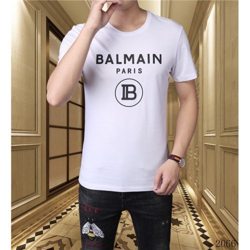 Cheap Balmain T-Shirts Short Sleeved For Men #561089 Replica Wholesale [$29.00 USD] [ITEM#561089] on Replica Balmain T-Shirts