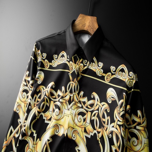 Cheap Versace Shirts Long Sleeved For Men #561347 Replica Wholesale [$86.00 USD] [ITEM#561347] on Replica Versace Shirts