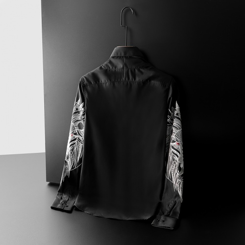 Cheap Versace Shirts Long Sleeved For Men #561361 Replica Wholesale [$86.00 USD] [ITEM#561361] on Replica Versace Shirts
