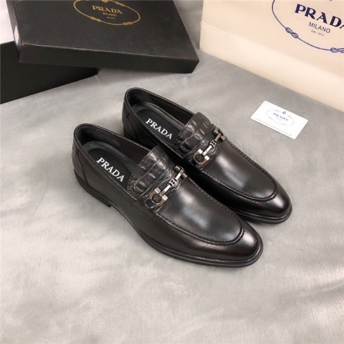 Cheap Prada Leather Shoes For Men #561764 Replica Wholesale [$83.00 USD] [ITEM#561764] on Replica Prada Leather Shoes
