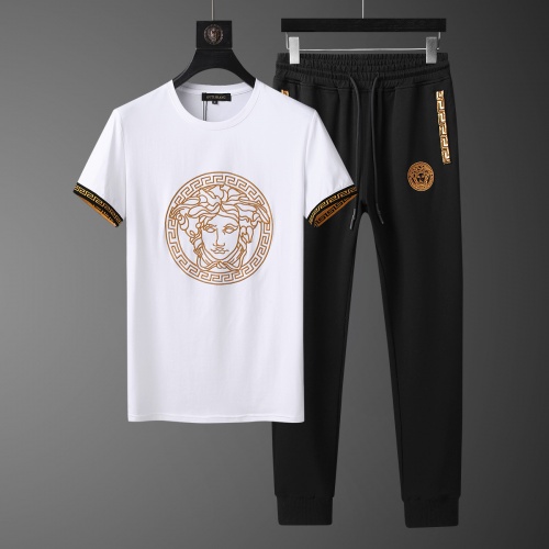 Cheap Versace Tracksuits Short Sleeved For Men #562505 Replica Wholesale [$68.00 USD] [ITEM#562505] on Replica Versace Tracksuits