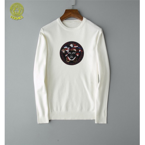 Cheap Versace Sweaters Long Sleeved For Men #562895 Replica Wholesale [$41.00 USD] [ITEM#562895] on Replica Versace Sweaters