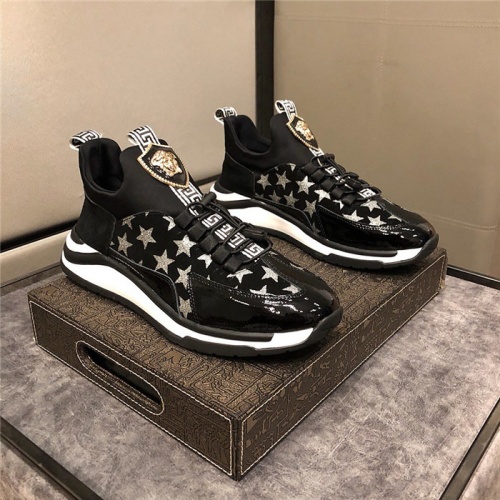Cheap Versace Casual Shoes For Men #562969 Replica Wholesale [$78.00 USD] [ITEM#562969] on Replica Versace Flat Shoes