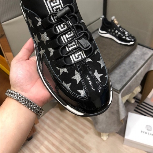 Cheap Versace Casual Shoes For Men #562969 Replica Wholesale [$78.00 USD] [ITEM#562969] on Replica Versace Flat Shoes