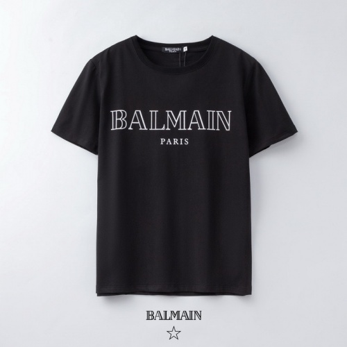 Cheap Balmain T-Shirts Short Sleeved For Men #563404 Replica Wholesale [$25.00 USD] [ITEM#563404] on Replica Balmain T-Shirts