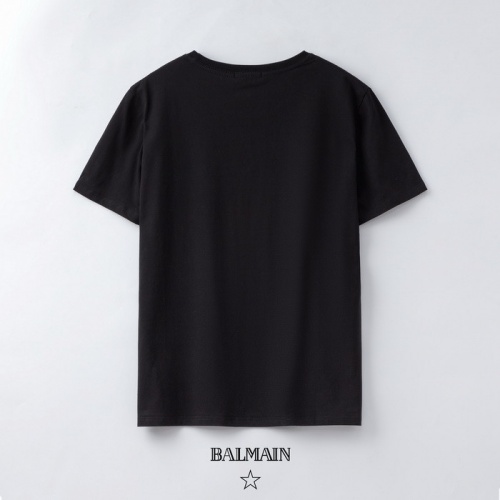 Cheap Balmain T-Shirts Short Sleeved For Men #563404 Replica Wholesale [$25.00 USD] [ITEM#563404] on Replica Balmain T-Shirts