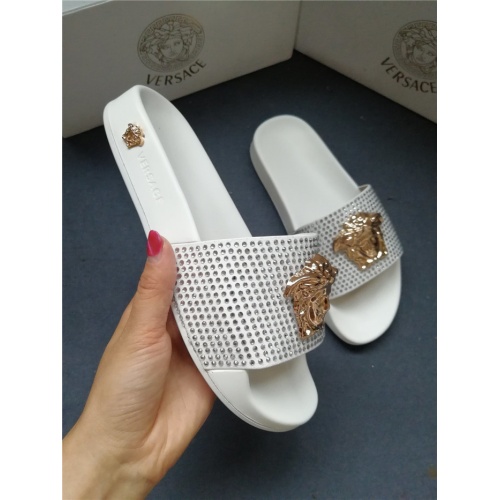 Cheap Versace Slippers For Women #563449 Replica Wholesale [$49.00 USD] [ITEM#563449] on Replica Versace Slippers