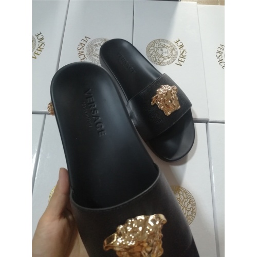 Cheap Versace Slippers For Women #563452 Replica Wholesale [$45.00 USD] [ITEM#563452] on Replica Versace Slippers