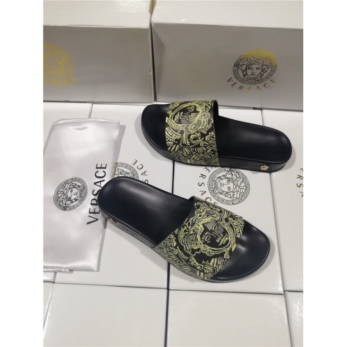 Cheap Versace Slippers For Women #563455 Replica Wholesale [$43.00 USD] [ITEM#563455] on Replica Versace Slippers