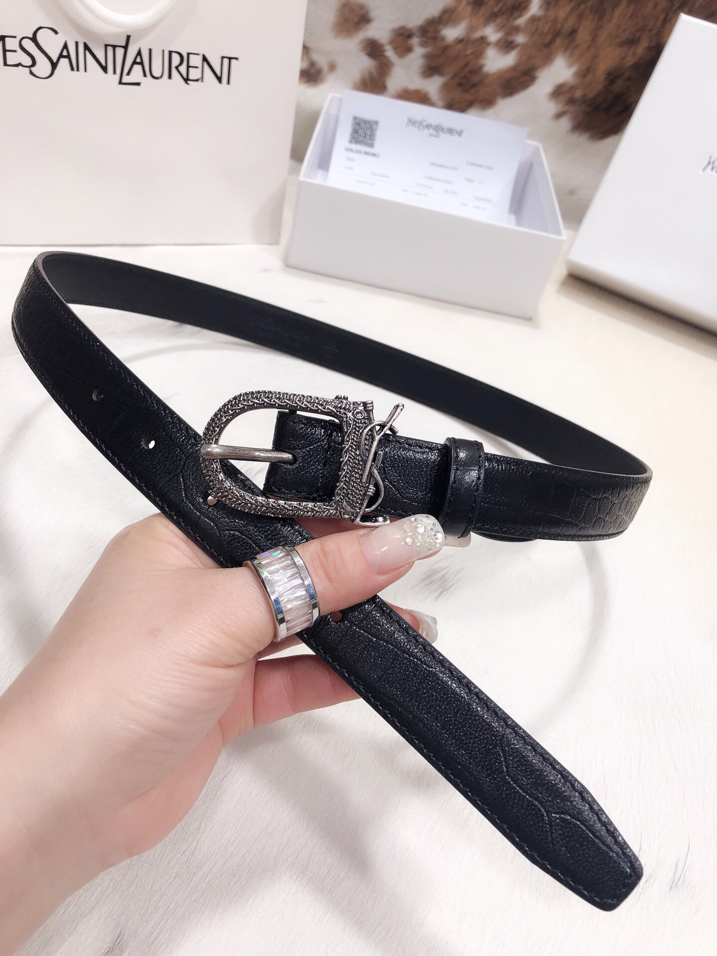 Cheap Yves Saint Laurent AAA Belts #554502 Replica Wholesale [$72.00 ...