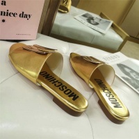 Cheap Moschino Slippers For Women #560089 Replica Wholesale [$70.00 USD] [ITEM#560089] on Replica Moschino Shoes