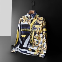 Cheap Versace Shirts Long Sleeved For Men #561343 Replica Wholesale [$86.00 USD] [ITEM#561343] on Replica Versace Shirts