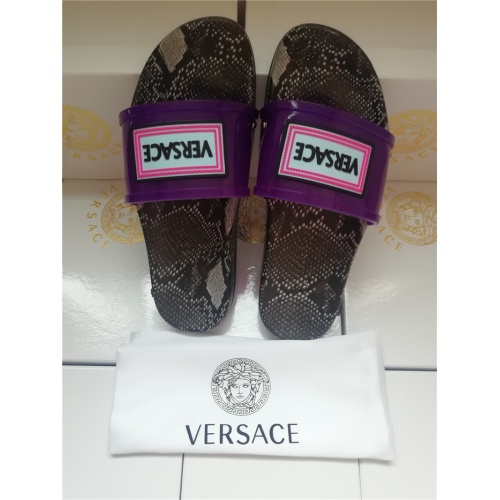 Cheap Versace Slippers For Women #752150 Replica Wholesale [$53.00 USD] [ITEM#752150] on Replica Versace Slippers