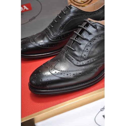 Cheap Prada Leather Shoes For Men #752214 Replica Wholesale [$86.00 USD] [ITEM#752214] on Replica Prada Leather Shoes