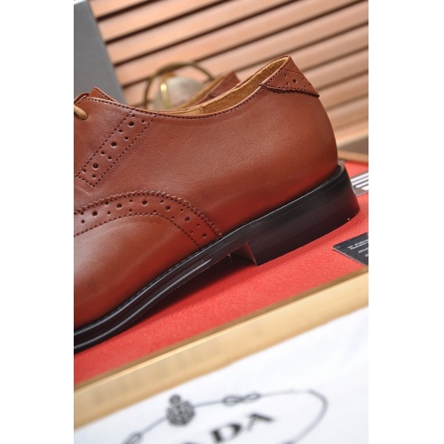 Cheap Prada Leather Shoes For Men #752215 Replica Wholesale [$86.00 USD] [ITEM#752215] on Replica Prada Leather Shoes