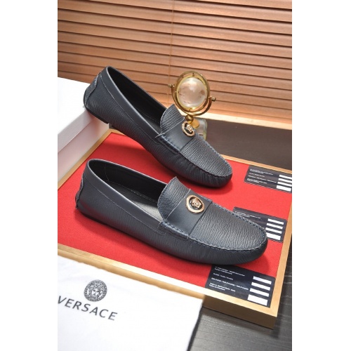Cheap Versace Casual Shoes For Men #752273 Replica Wholesale [$78.00 USD] [ITEM#752273] on Replica Versace Flat Shoes