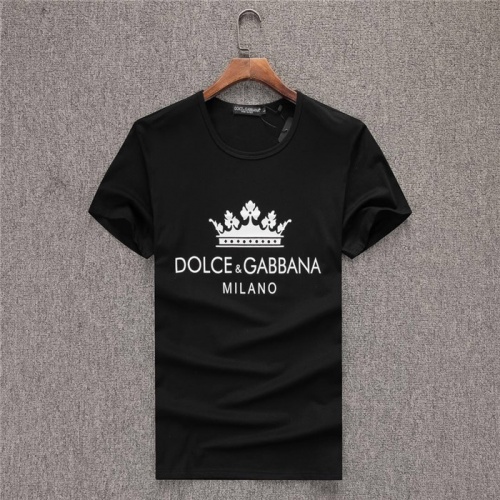 Cheap Dolce &amp; Gabbana D&amp;G T-Shirts Short Sleeved For Men #754055 Replica Wholesale [$24.00 USD] [ITEM#754055] on Replica Dolce &amp; Gabbana D&amp;G T-Shirts