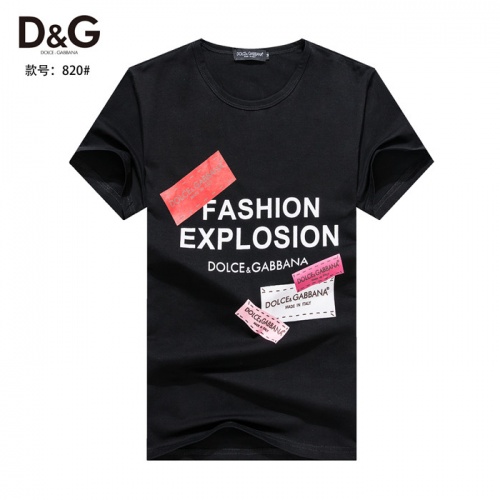 Cheap Dolce &amp; Gabbana D&amp;G T-Shirts Short Sleeved For Men #754572 Replica Wholesale [$24.00 USD] [ITEM#754572] on Replica Dolce &amp; Gabbana D&amp;G T-Shirts