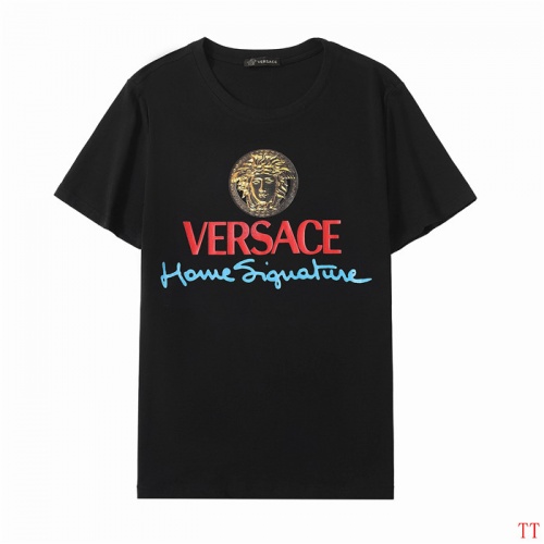 Cheap Versace T-Shirts Short Sleeved For Men #754734 Replica Wholesale [$25.00 USD] [ITEM#754734] on Replica Versace T-Shirts