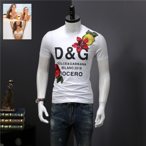 Cheap Dolce &amp; Gabbana D&amp;G T-Shirts Short Sleeved For Men #755205 Replica Wholesale [$25.00 USD] [ITEM#755205] on Replica Dolce &amp; Gabbana D&amp;G T-Shirts