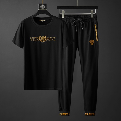 Cheap Versace Tracksuits Short Sleeved For Men #755344 Replica Wholesale [$68.00 USD] [ITEM#755344] on Replica Versace Tracksuits