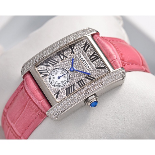 Cheap Cartier AAA Quality Watches In 30*39mm For Women #755466 Replica Wholesale [$161.00 USD] [ITEM#755466] on Replica Cartier AAA Quality Watches