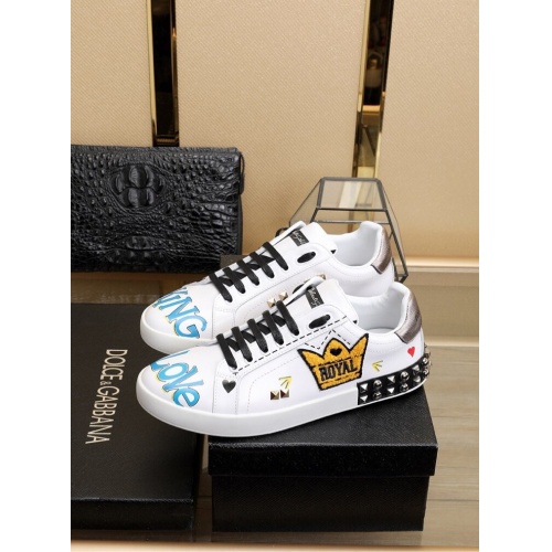 Cheap Dolce &amp; Gabbana D&amp;G Casual Shoes For Women #755783 Replica Wholesale [$97.00 USD] [ITEM#755783] on Replica Dolce &amp; Gabbana D&amp;G Casual Shoes
