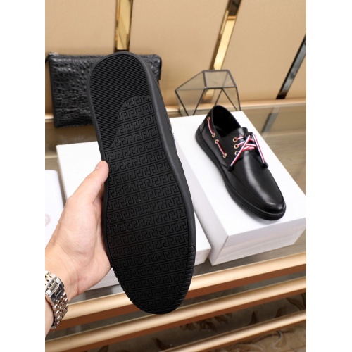Cheap Versace Casual Shoes For Men #755878 Replica Wholesale [$86.00 USD] [ITEM#755878] on Replica Versace Flat Shoes