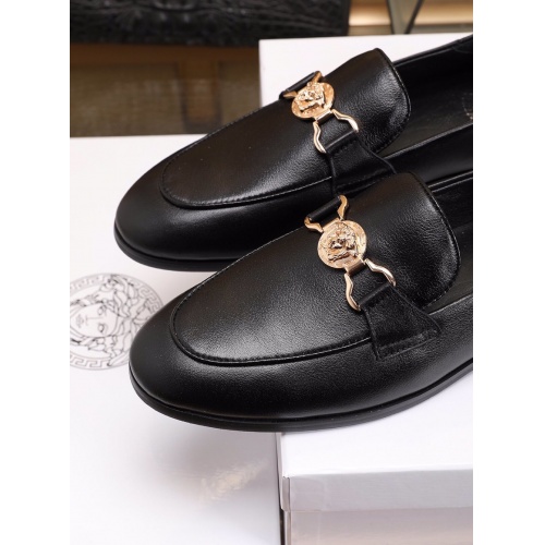 Cheap Versace Leather Shoes For Men #755915 Replica Wholesale [$93.00 USD] [ITEM#755915] on Replica Versace Leather Shoes