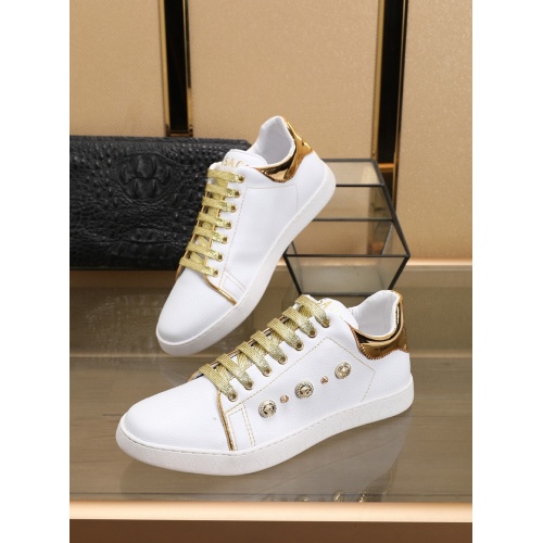 Cheap Versace Casual Shoes For Men #756006 Replica Wholesale [$83.00 USD] [ITEM#756006] on Replica Versace Flat Shoes