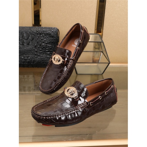 Cheap Versace Casual Shoes For Men #756122 Replica Wholesale [$83.00 USD] [ITEM#756122] on Replica Versace Flat Shoes