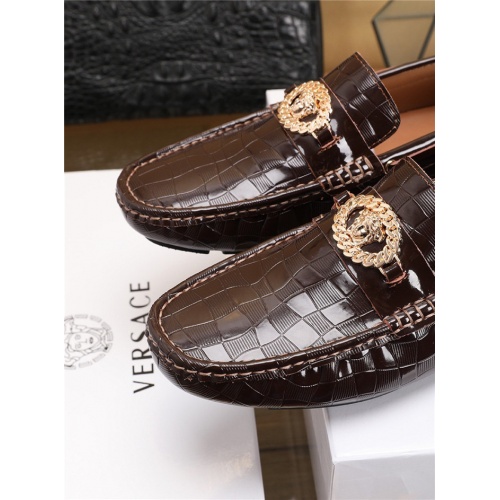 Cheap Versace Casual Shoes For Men #756122 Replica Wholesale [$83.00 USD] [ITEM#756122] on Replica Versace Flat Shoes