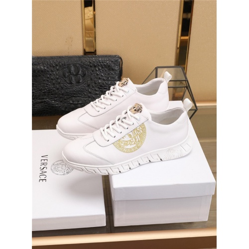 Cheap Versace Casual Shoes For Men #756365 Replica Wholesale [$85.00 USD] [ITEM#756365] on Replica Versace Shoes