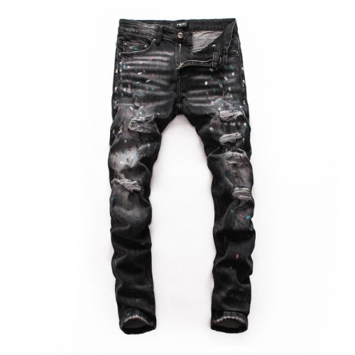 Cheap Amiri Jeans For Men #757355 Replica Wholesale [$61.00 USD] [ITEM#757355] on Replica Amiri Jeans