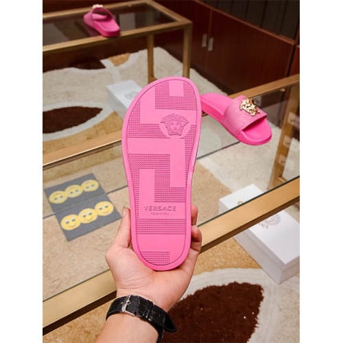 Cheap Versace Slippers For Women #757520 Replica Wholesale [$45.00 USD] [ITEM#757520] on Replica Versace Slippers