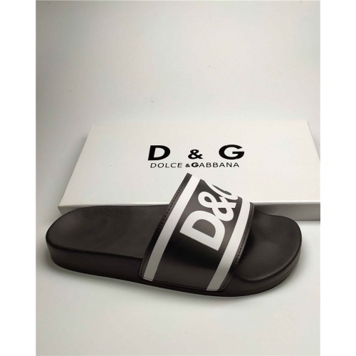 Cheap Dolce &amp; Gabbana D&amp;G Slippers For Men #760006 Replica Wholesale [$38.00 USD] [ITEM#760006] on Replica Dolce &amp; Gabbana D&amp;G Slippers