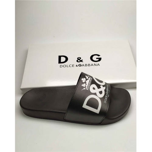Cheap Dolce &amp; Gabbana D&amp;G Slippers For Women #760051 Replica Wholesale [$38.00 USD] [ITEM#760051] on Replica Dolce &amp; Gabbana D&amp;G Slippers