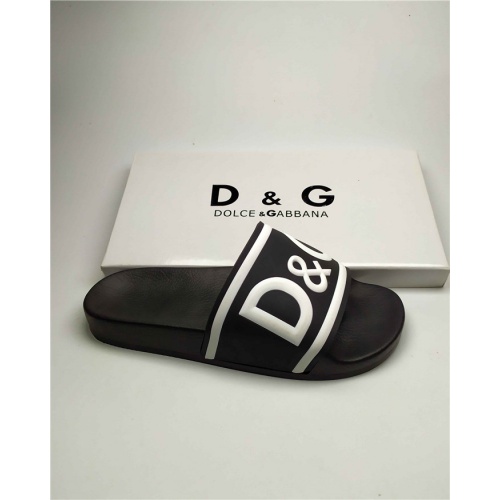 Cheap Dolce &amp; Gabbana D&amp;G Slippers For Women #760066 Replica Wholesale [$38.00 USD] [ITEM#760066] on Replica Dolce &amp; Gabbana D&amp;G Slippers