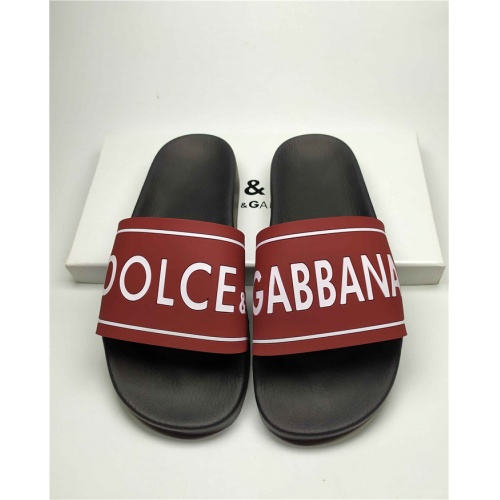 Cheap Dolce &amp; Gabbana D&amp;G Slippers For Women #760068 Replica Wholesale [$38.00 USD] [ITEM#760068] on Replica Dolce &amp; Gabbana D&amp;G Slippers