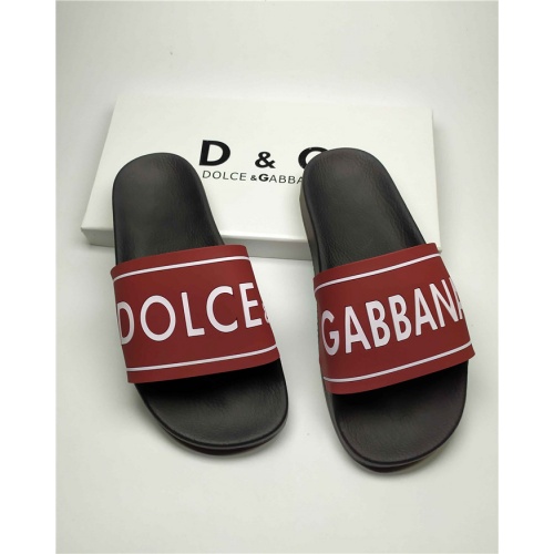Cheap Dolce &amp; Gabbana D&amp;G Slippers For Women #760068 Replica Wholesale [$38.00 USD] [ITEM#760068] on Replica Dolce &amp; Gabbana D&amp;G Slippers