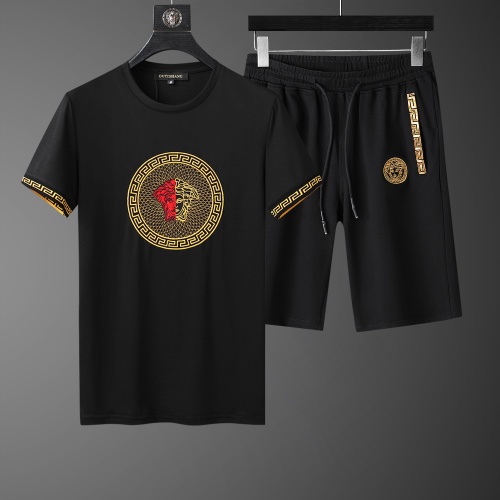 Cheap Versace Tracksuits Short Sleeved For Men #760989 Replica Wholesale [$64.00 USD] [ITEM#760989] on Replica Versace Tracksuits